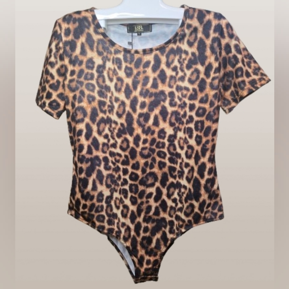 New With Tag Lucky & Blessed‎ Animal Print Bodysuit